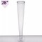 4 pcs 28" tall Trumpet Clear GLASS VASES Wedding Party Centerpieces